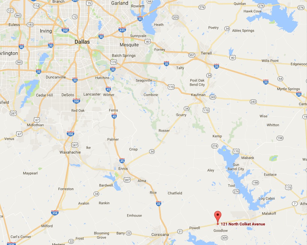 Kerens Cotton Harvest Festival Map