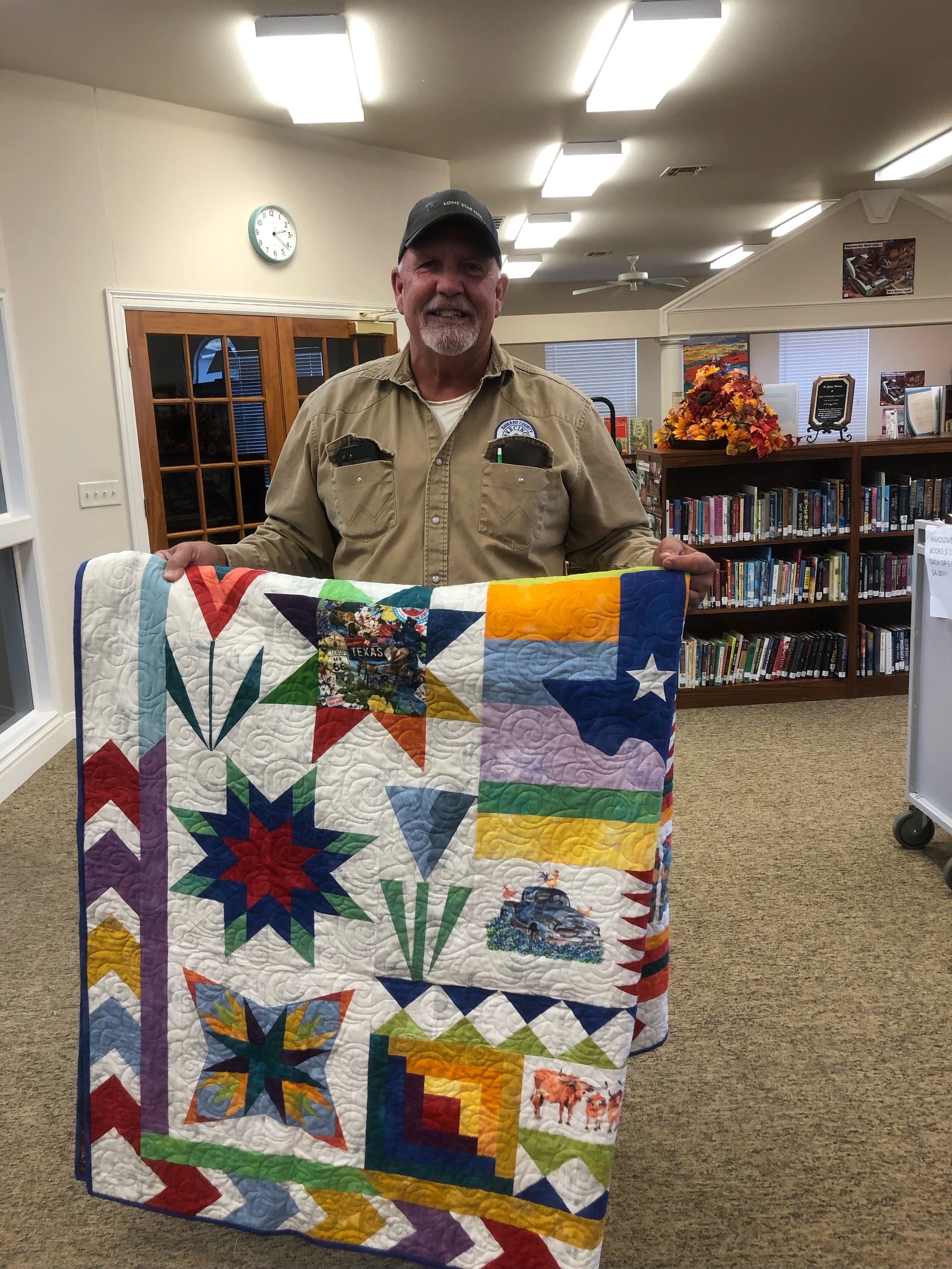 2022 Quilt Raffle Winner - Kerens Cotton Harvest Festival